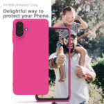 YATWIN Silicone Case for Samsung Galaxy A07 4G, Soft-Touch, Shockproof, DustProof, Antiskid Phone Cover for Samsung Galaxy A07 4G - Magenta - Image 3