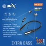 Unix Wireless in Ear Neckband with Upto 150 Hours of Playtime, ESR, Dual Pairing, Low Latency, Instacharge, 10mm Driver, and Bluetooth v5.2 - Image 4
