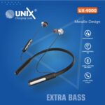 Unix Wireless in Ear Neckband with Upto 150 Hours of Playtime, ESR, Dual Pairing, Low Latency, Instacharge, 10mm Driver, and Bluetooth v5.2 - Image 5