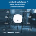 KEFi C-13 WiFi Dual Band Mesh System (All in One) 1.3 Gbps Router+Access Point + Wi-Fi Extender with MU-MIMO Technology| Easy App Installation| Parental Controls|Powered by Qualcomm (KEFi-C13-2) - Image 5