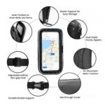 Pivalo 7 Inch Mobile Phone Holder Water Resistant Bike Scooty Motorcycle Pouch Anti Shake Stable Mount with Firm Grip Secure Hold for Maps & GPS Navigation (Pack of 1) - Image 3