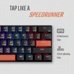 acer Nitro X Wired Mechanical Gaming Keyboard | 61 Keys | Red Switches | 17-Mode Rainbow Backlight | 50M Keystroke Life | 22-Key Anti-Ghosting | Double Injection Keycaps | Compact 60% Layout - Image 4