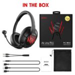 Eksa E3 Mobile Virtual 7.1 Surround Gaming Wired Over Ear Headphones With Mic -3.5Mm For Switch, Computer With Detachable Noise Cancelling, Ultra Lightweight Comfortable Usb Gaming (Red) - Image 9