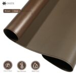 Reversible Desk Mat 800×400mm -PU Leather Office Table Pad for Laptop, Mouse, Keyboard -Waterproof, Anti-Slip, Dual-Sided Mouse Pad for Home, Office, Gaming – (Chocolaty & Brown) - Image 3