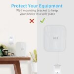 Wall Mount Holder for eero Max 7, No Messy Wires, Space Saving, Wall Stand Bracket Compatible with eero Max 7 Tri-Band Mesh WiFi System (1 Pack) - Image 5