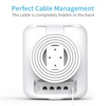 Wall Mount Holder for eero Max 7, No Messy Wires, Space Saving, Wall Stand Bracket Compatible with eero Max 7 Tri-Band Mesh WiFi System (1 Pack) - Image 6