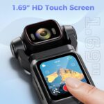 Vikye Vlogging Camera with 180° Rotatable Lens, 4K WiFi 6 Portable Camera with Audio Video Recording, Axis Gyro Stabilization with App Control - Image 5