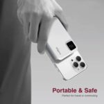FINGERS MagPower-P10 Wireless Power Bank (10,000 mAh, 22.5 W Wired + 15 W Wireless MagSafe Fast Charging for iPhone 12 & Above, Android & Qi-Enabled Devices, 4 Outputs-2 Inputs, Digital Display) - Image 8