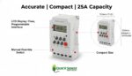 Quick Sense (Qs-T10) Digital Electronic Timer Switch 220V 25A DIN Rail Programmable | Automatic On/Off Switch Timer for Lights, Water Pumps, and Appliances | Energy-Saving Digital Timer Plug - Image 5