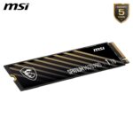 MSI SSD SPATIUM M470 Pro PCIe 4.0 NVMe M.2 1TB - PCIe 4.0 NVMe M.2 Internal Solid State Drive, 6000MB/s Read & 4500MB/s Write, 3D NAND, Built-in Data Security, Center - 5 Year Warranty (320 TBW) - Image 6