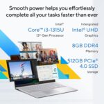 ASUS Vivobook 15, 13th Gen, Intel Core i3-1315U, 8GB RAM,512GB SSD,15.6" (39.62 cms), FHD, Windows 11,MS Office,Backlit Keyboard,Silver,1.7 kg, X1504VA-NJ320WS, Thin & Light Laptop - Image 3