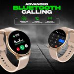 PunnkFunnk EVO Vista Smartwatch, 1.3” HD Display Bluetooth Calling, Fitness & Sleep Tracker, 100+ Sports Modes, IP67 Waterproof Compatible with Android & iOS(Pink) - Image 4