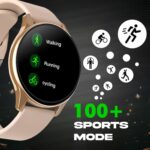 PunnkFunnk EVO Vista Smartwatch, 1.3” HD Display Bluetooth Calling, Fitness & Sleep Tracker, 100+ Sports Modes, IP67 Waterproof Compatible with Android & iOS(Pink) - Image 5
