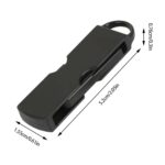 Electric USB Lighter with Type-C Connector for Android Phones – Windproof Flameless Tungsten Coil Design – Black - Image 3