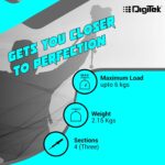 DIGITEK® (DTR 690 VD PRO) Professional 209cm Foldable Tripod with Aluminum Alloy & Rubberized Legs, 3 Section Adjustment, 6kg Max Load, Lightweight 2.15kg, Seamless Digital SLR & DV Camera's Shoots - Image 6