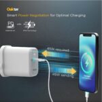 Oakter 65W Fast Charger | Type-C Fast Charging Adapter for Laptop, Mobile, MacBook, iPhone 15 & Newer, iPad, Samsung | White | 3- Pin Plug (Adapter) - Image 4