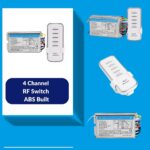 Blackt Electrotech: 230 Volt RF Remote Control Switch for 4 Channel ON/Off Devices - Image 5