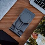 Nillkin Fast Wireless Charger - Metal Foldable and Adjustable Wireless Charging Stand for iPhone 14 13 12 pro max/Pro, Samsung Galaxy S22 S21 S20 Ultra/Plus and Android Phones, Space Grey - Image 10