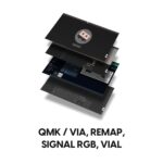 Pulsar XBOARD QS Mechanical Gaming Keyboard – QMK/VIA, Hot Swappable Linear Switch, TKL Layout Gasket Mount, Aluminum Frame, RGB LED Backlit, Knob, Dual PC Quick Switch for Mac/Windows (Black) - Image 8