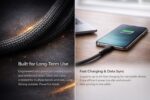 STD 100 W Fast Charging USB Data Cable | Heavy Duty Braided Wire | Safe & Stable Charging | High-Speed Durable Charging Cable for Smartphones, Power Banks & USB Devices - Image 4