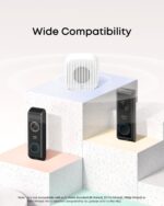 eufy Video Doorbell Chime 2, 10 Built-In Chimes, 2.4 GHz and 5 GHz Dual-Band Wi-Fi, Easy Setup, Bluetooth Auto-Pairing, Adjustable Volume Up to 80 dB - Image 3
