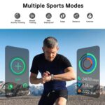 Health Fitness Tracker, Smart Watch with 24/7 Heart Rate and Blood Oxy-gen Monitor, Sleep Tracker with IP68 Waterproof, Activity Tracker Pedometer Step Counter for Women Men (Silver) - Image 6