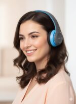 Perfx Wireless Bluetooth Over-Ear Headphones with Deep Bass Stereo Sound, Foldable Design, Soft Cushioned Earpads & Built-in Mic for Music, Calls, Online Classes, Travel & Gaming - Image 3