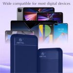 Q7/20K/BL 20,000mAh Power Bank with Dual USB Ports, Fast Charging Portable Charger for Smartphones, Tablets, Earbuds – Blue - Image 7