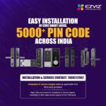 EZVIZ DL03 Smart Door Lock | 3-Ways Unlocking | Auto Lock |Break in Detection | 20-65mm Door Thickness| 2-Year Warranty, Black - Image 3