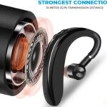Drumstone 𝟏𝟓 𝐘𝐞𝐚𝐫𝐬 𝐆𝐮𝐚𝐫𝐚𝐧𝐭𝐞𝐞 S109 Single Ear Bluetooth Headset Wireless Earbud with Noise Cancelling Mic, Hands-Free Call, Long Battery Life for Business,Office,Driving & Mobile Phones - Image 4