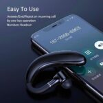 Drumstone 𝟏𝟓 𝐘𝐞𝐚𝐫𝐬 𝐆𝐮𝐚𝐫𝐚𝐧𝐭𝐞𝐞 S109 Single Ear Bluetooth Headset Wireless Earbud with Noise Cancelling Mic, Hands-Free Call, Long Battery Life for Business,Office,Driving & Mobile Phones - Image 6