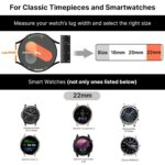 Fullmosa Quick Release Watch Band 22mm 20mm 18mm,Burnished Leather Wacth Bands for Samsung Galaxy Watch 5/4/3 | Huawei Watch | Fossil Watch | Amazfit Watch | Oneplus Watch | Pebble Watch | Seiko Watch - Image 6