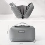 Yellow Weaves Electronics Gadget Organizer Bag |Portable Case for Tech Accessories | Waterproof Travel Pouch for Cable, Adapter, Charger, Drive, Power Bank, Grey - Image 7