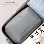Yellow Weaves Electronics Gadget Organizer Bag |Portable Case for Tech Accessories | Waterproof Travel Pouch for Cable, Adapter, Charger, Drive, Power Bank, Grey - Image 8
