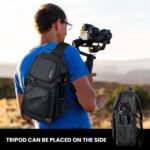 TARION Camera Sling Bag DSLR Sling Pack Backpack Camera Bag Backpack Photography Slingpack Crossbody Bag TRS - Image 7