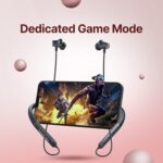 CrossBeats Shuffl AI ANC Neckband Bluetooth Headphones Dual Device Pairing | AI ENC mic | 120Hrs Playback| | Type-c Wireless Ear Buds|40ms Low Latency Gaming Mode in Ear Earphones | BT v5.4 (Black) - Image 4