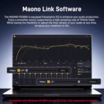MAONO Dynamic Microphone-XLR USB Podcast Recording Mic: for Vocal Recording, Content Creation, Home Studio, Voiceover, with 192kHz/24bit, Noise Reduction, Mic Gain, Monitoring, Mute (PD300X) Black - Image 5