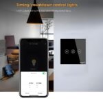 Ledgebit Wi-Fi Smart Dimmer Switch | 1% – 100% Brightness Control | App & Voice Control with Alexa & Google Assistant | Black - Image 4