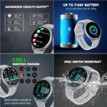 GameSir EVO Vista Premium Smartwatch, 1.3” HD Display Bluetooth Calling, Fitness & Sleep Tracker, 100+ Sports Modes, IP67 Waterproof Compatible with Android & iOS for Men’s & Women (Colour-Grey) - Image 6