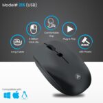 ProDot 215 USB Wired Mouse with 1000/1200/1600 Mouse Speed Ideal for PC, Mac, Gaming, and Office Use (215- Matte) - Image 3