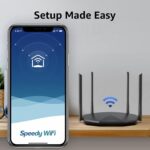 Speedefy High Speed Pro WiFi Router - Dual Band AC2100 Wireless Router for Streaming & Gaming, Up to 35 Devices, 2000 sq.ft Coverage, 4X4 MU-MIMO, USB Port, Parental Control (Model: K8), Black (K8-DI) - Image 4