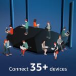 Speedefy High Speed Pro WiFi Router - Dual Band AC2100 Wireless Router for Streaming & Gaming, Up to 35 Devices, 2000 sq.ft Coverage, 4X4 MU-MIMO, USB Port, Parental Control (Model: K8), Black (K8-DI) - Image 5
