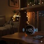 Digital Alarm Clock with Bluetooth Speaker & FM Radio | Dual Alarm Clock with LED Display, Snooze & USB Power | Bedside Table Clock for Bedroom, Home & Office(White) - Image 4