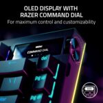 Razer BlackWidow V4 Pro 75% Wireless Gaming Keyboard: OLED Display - True 4K Hz Wireless - Bluetooth - Hot Swappable - Orange Tactile Switches - Command Dial - Snap Tap - Chroma RGB - Wrist Rest - Image 4