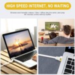 FEDUS Cat7 Ethernet Cable, Pure Copper Flat RJ45 LAN Cable Cable 10 Gigabit 600MHZ Patch Network Cable Internet Cable RJ45 Wire Cord to Computer for Gaming, Modem, Router, LAN ADSL (1-METER.) - Image 5