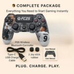 Maizic Smarthome Funetic Football Game Themed Wireless Bluetooth P4 Controller | Dual Vibration, Turbo | Type-C Fast Charging, 10Hr Battery | Compatible With PC & Smartphones - Image 5