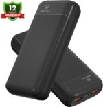 Q7 30,000mAh Power Bank Dual USB Output, Fast Charging, Type-C & Micro Input, Portable Charger for Mobile, Tablet, Earbuds – Black - Image 3
