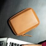 DailyObjects Large Travel Digital Electronic Accessories Storage Bag | Portable Gadget Organizer Case | Tech Kit Pouch for Cables, Drive, Charger, Adapters, Power Bank | Charger Wire Organiser - Tan - Image 4