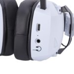 Wireless Gaming Headset for PC Mobile, 2.4GHz Bluetooth 5.4 Headphones with Noise Canceling Mic, 50mm Driver 7.1 Surround Sound RGB Light, 50-Hour Battery for Gaming Music (Black and White) - Image 7