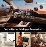 Magnetic Car Phone Mount with 360° Rotation, Strong Suction Dashboard Mount, One-Hand Operation, Universal Magnetic Holder for iPhone & Android Smartphones – Secure, Adjustable Car Phone Stand - Image 4